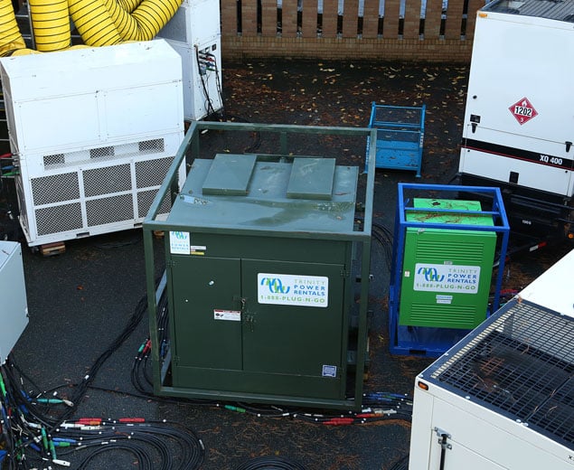 Temporary Power Equipment Ready for Rent