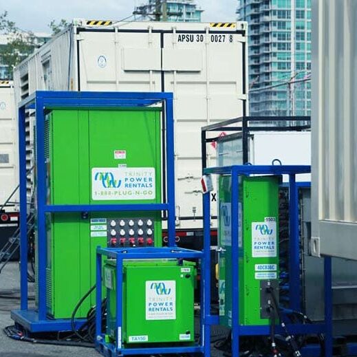 Temporary Power Equipment on Site