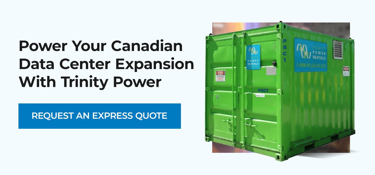 Power Your Canadian Data Center Expansion With Trinity Power